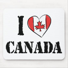 I Liebe Kanada Mousepad