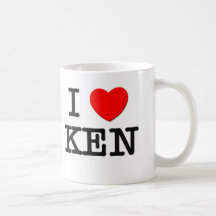 I Liebe Ken Kaffeetassen