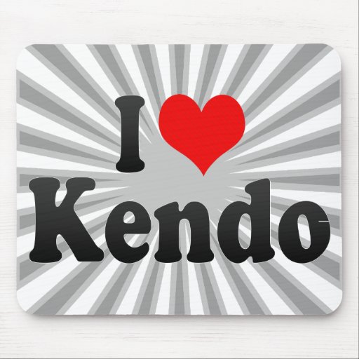 I Liebe Kendo Mauspad