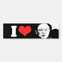 I Liebe Kim Jong-il Autosticker