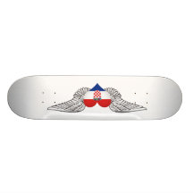 I Liebe Kroatien - Flügel Personalisiertes Deck