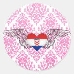 I Liebe Kroatien - Flügel Sticker