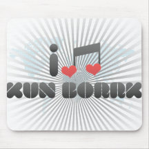 I Liebe Kun Borrk Mauspad