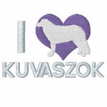 I Liebe-Kuvaszok gesticktes T-Shirt
