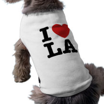 I Liebe LA Hunde T Shirts