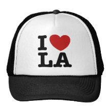 I Liebe LA Netz Caps