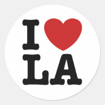 I Liebe LA Sticker