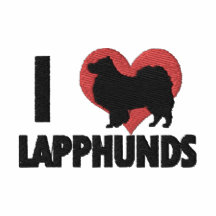 I Liebe-Lapphunds gesticktes T-Shirt