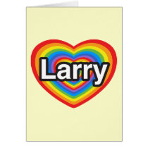 I Liebe Larry. Liebe I Sie Larry. Herz karten