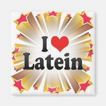 I Liebe Latein Magnets