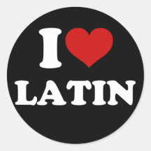 I Liebe-Latein Sticker