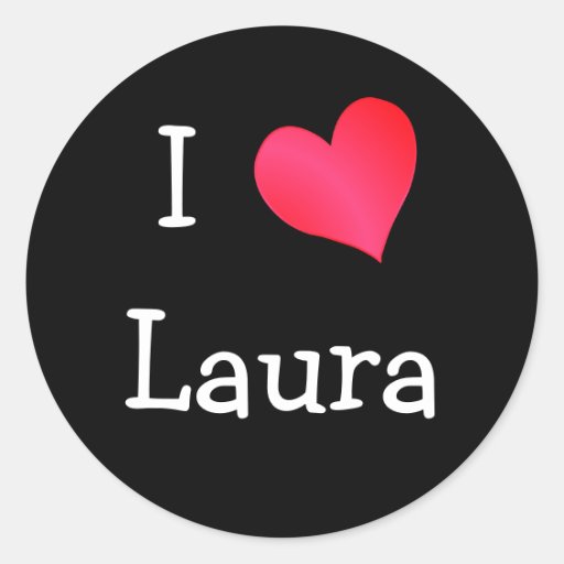 I Liebe Laura Stickers