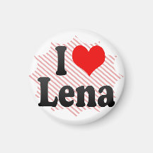 I Liebe Lena Kühlschrankmagnet
