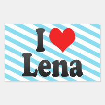 I Liebe Lena Sticker