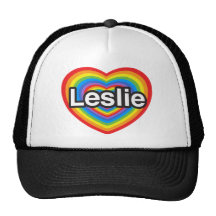 I Liebe Leslie. Liebe I Sie Leslie. Herz Kult Kappen