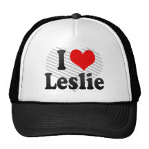 I Liebe Leslie Netzmütze