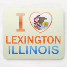I Liebe Lexington, IL Mauspad