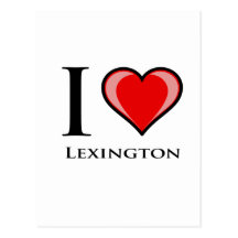 I Liebe Lexington Postkarten