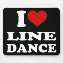 I Liebe-Linie Tanz Mauspad