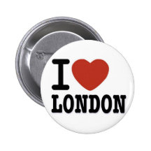I LIEBE LONDON ANSTECKNADELBUTTONS