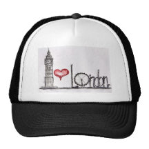 I Liebe London Trucker Mützen