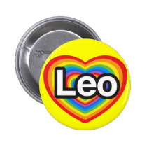 I Liebe Löwe. Liebe I Sie Löwe. Herz buttons