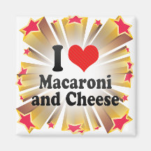 I Liebe-Makkaroni+und Käse Magnete