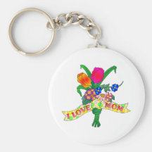 I Liebe-Mamma Keychain Schlüsselanhänger
