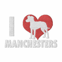 I Liebe Manchesters Besticktes Polo Shirt
