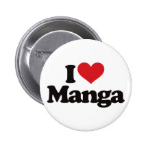 I Liebe Manga Anstecknadel