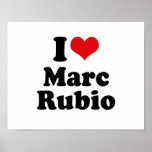 I LIEBE MARC RUBIO PLAKATDRUCK