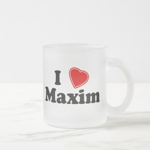 I Liebe-Maxime Tassen