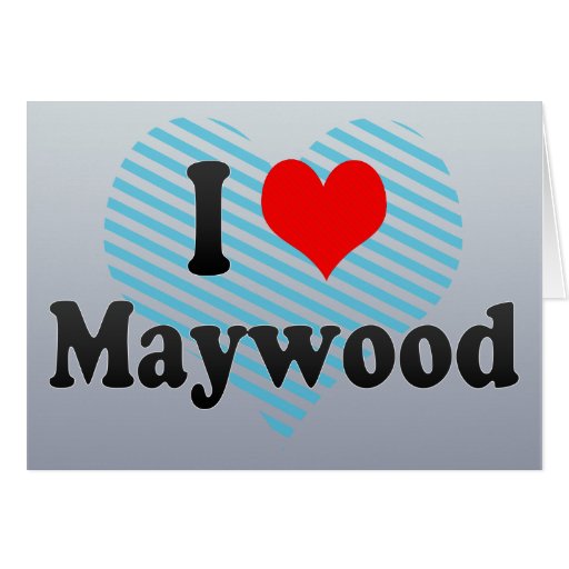 I Liebe Maywood, Vereinigte Staaten Grußkarten