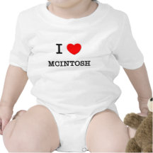 I Liebe Mcintosh Baby Strampelanzüge