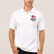 I Liebe mein amerikanisches Staffordshire-Terrier- Shirt