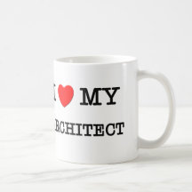 I Liebe mein ARCHITEKT Tee Tassen