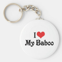I Liebe mein Baboo Schlüsselband
