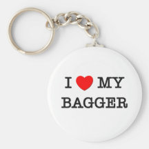 I Liebe mein BAGGER Schlüsselbänder