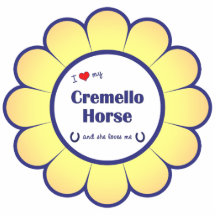 I Liebe mein Cremello Pferd (weibliches Pferd) Photo Skulpturen