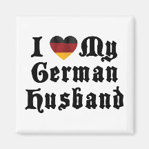I Liebe mein deutscher Ehemann Magnete