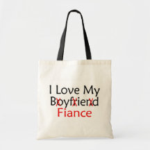 I Liebe mein Freund-Verlobte Taschen