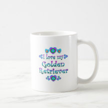 I Liebe mein goldener Retriever Tee Haferl