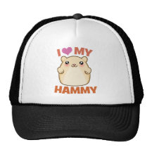 I Liebe mein Hammy Retromützen