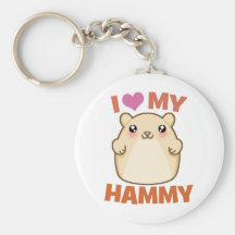 I Liebe mein Hammy Schlüsselbänder