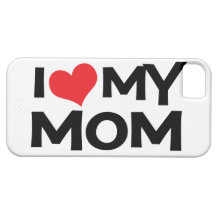 I Liebe mein iPhone 5 der Tag der Mama-Mutter Fall iPhone 5 Etuis