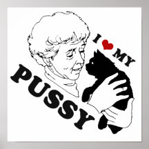 I LIEBE MEIN KITTY POSTERDRUCKE