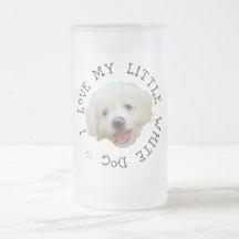 I Liebe mein kleiner weißer Rettungs-Hund Kaffee Haferl