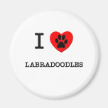 I LIEBE MEIN LABRADOODLES KÜHLSCHRANKMAGNETE