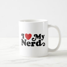 I Liebe mein Nerd Kaffee Tassen