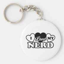 I Liebe mein Nerd Schlüsselbänder